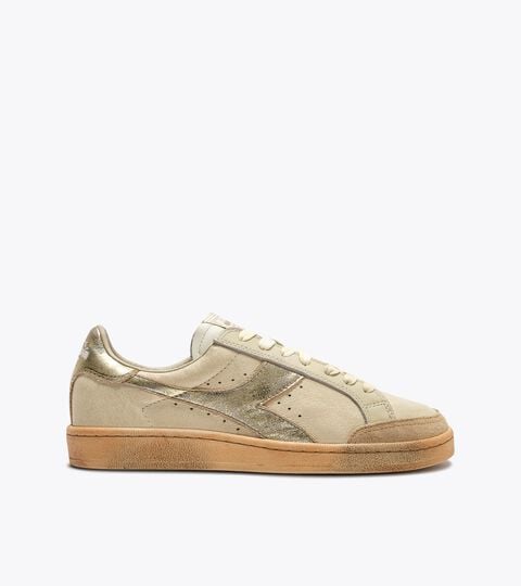 Heritage Leather Sneakers - Made In Italy - All-gender PRESTIGE AGED ITALIA RICH GOLD - Diadora