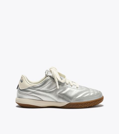 Terrace sneakers in laminated leather - All-gender
 GOLD INDOOR METALLIC SILVER - Diadora